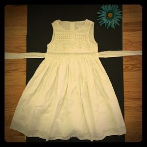 Vintage Girls All Cotton White Dress